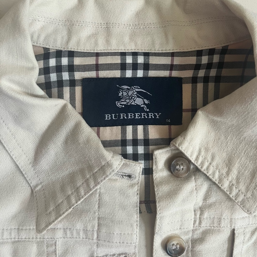Burberry spring coat! SZ 14